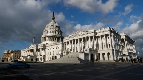 The Capitol is seen in Washington, Tuesday, May 2, 2017. Erasing the threat of a disruptive government shutdown, the White House and top lawmakers endorsed a $1.1 trillion spending bill to carry the nation through September, an agreement underscoring that Democrats retain considerable clout in Donald Trump's turbulent presidency. (AP Photo/Carolyn Kaster)
