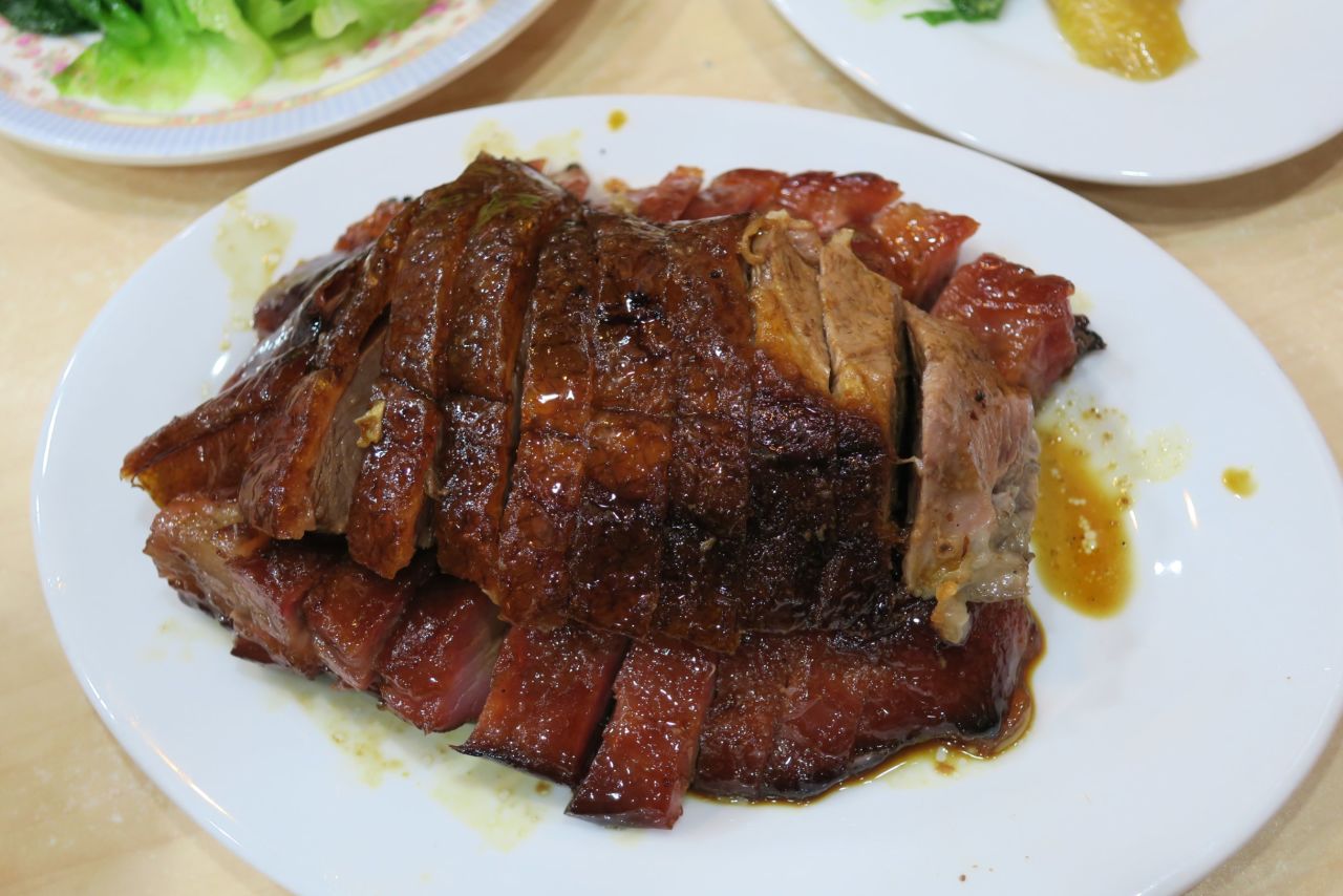 <strong>Local staples:</strong> On his visit, Forgione stopped into Michelin-starred Hong Kong favorite Yat Lok. Tucked away on Stanley Street, in Central, the restaurant is said to serve some of the best roast goose in Hong Kong. 