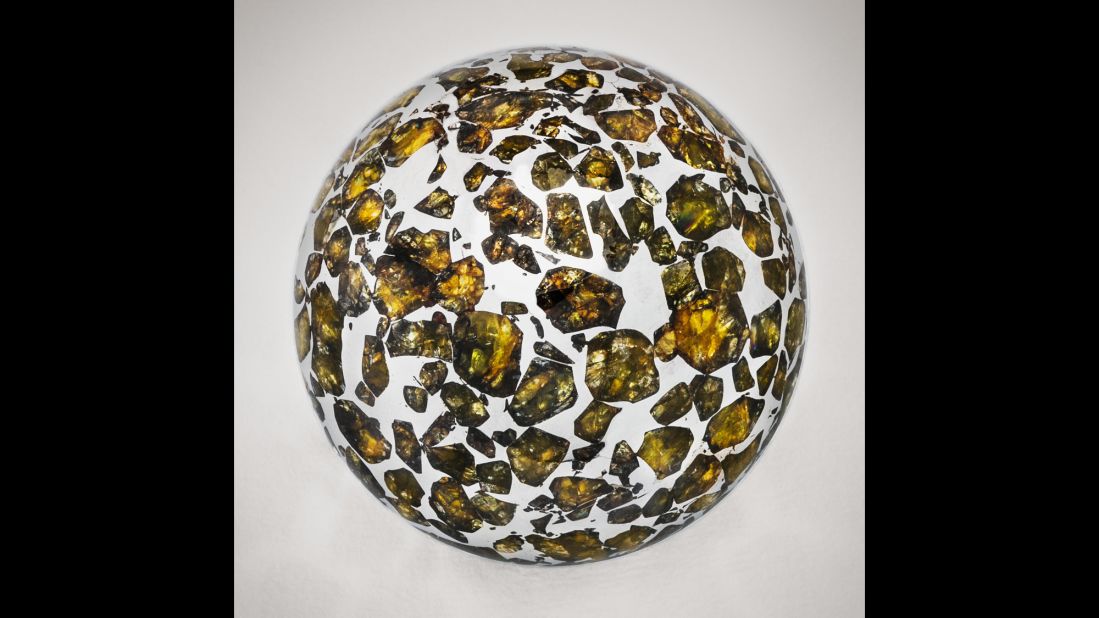 A Seymchan meteorite sphere, Pallasite, Magadan District, Russia. Estimated at  $12,000- $18,000