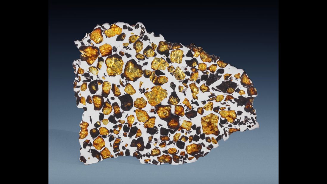 A complete slice of Imilac meteorite, stony iron, pallasite, Atacama Desert, Chile. Estimated at $1,800- $2,500 