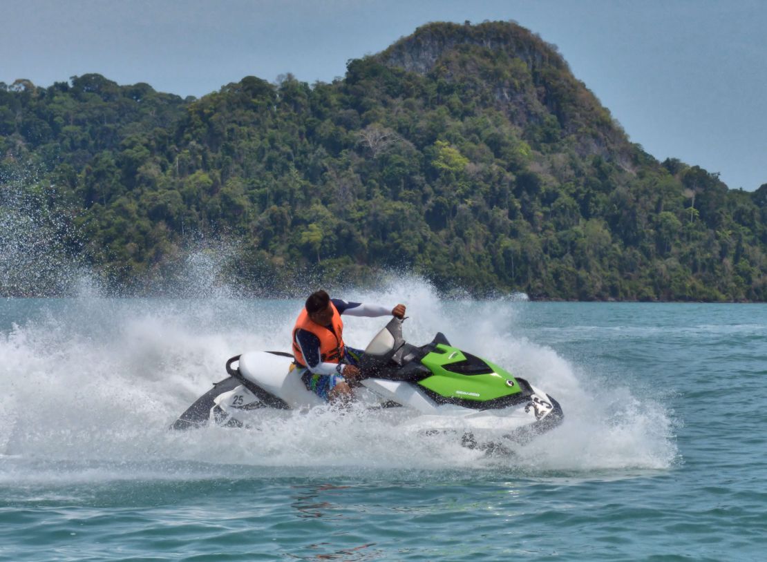 Letting loose in Langkawi.