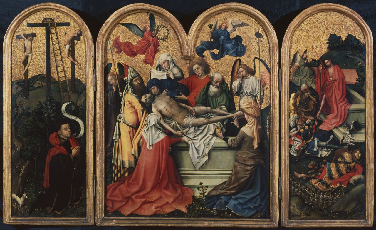 The Seilern Triptych, by Robert Campin. Courtesy The Samuel Courtauld Trust, The Courtauld Gallery, London.