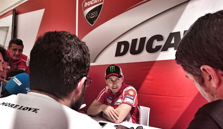 Jorge Lorenzo has struggled to adapt to his Ducati, but showed some signs of progress in Austin.