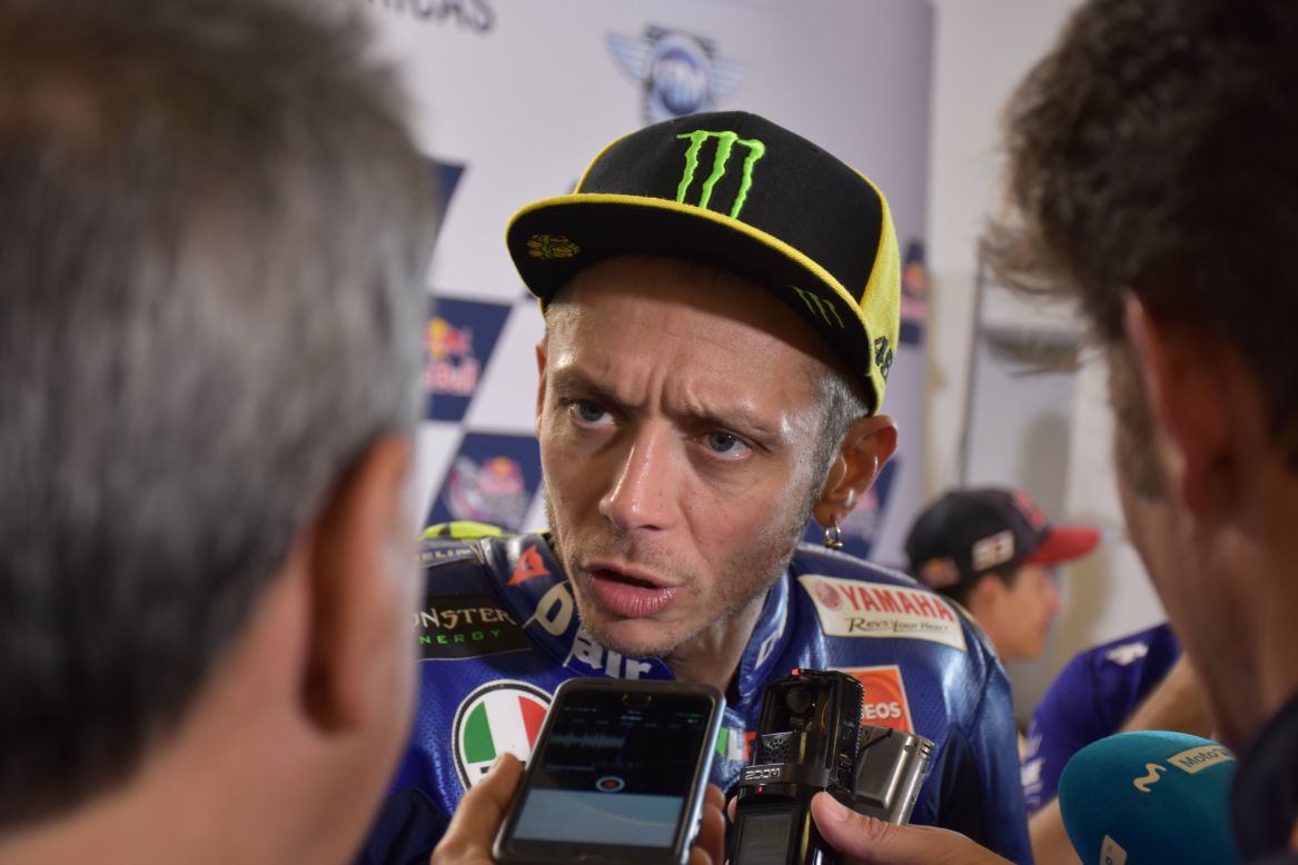 Rossi now leads the MotoGP championship. The seven-time world champion would love an eighth title.