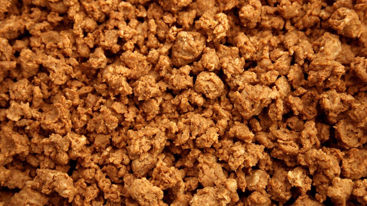 Quorn is a meat alternative derived from fungus, mixed with an egg- or potato-based binder.