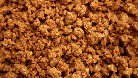 Quorn is a meat alternative derived from fungus, mixed with an egg- or potato-based binder.