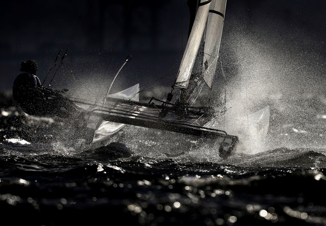 Clive mason sailing photography Mariana Foglia Costa Pablo Defazio Abella Nacra 17