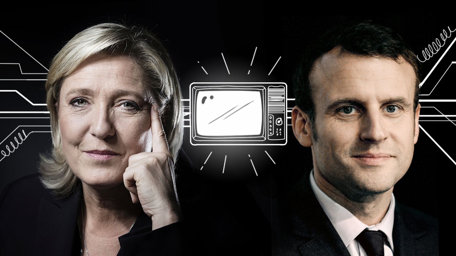 Le Pen Macron Debate