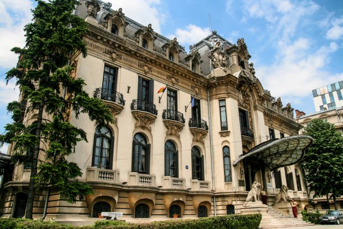 <strong>6. Bucharest, Romania</strong>: Romania's capital has some spectacular architecture, such as the George Enescu Museum, pictured. Spending the weekend here will cost a thrifty £167.74 ($218.47)