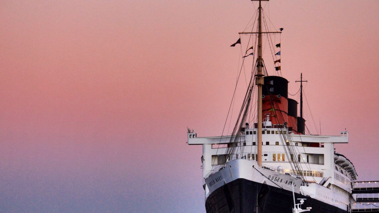 Live out your Titanic dreams (minus the iceburg) on the Queen Mary.