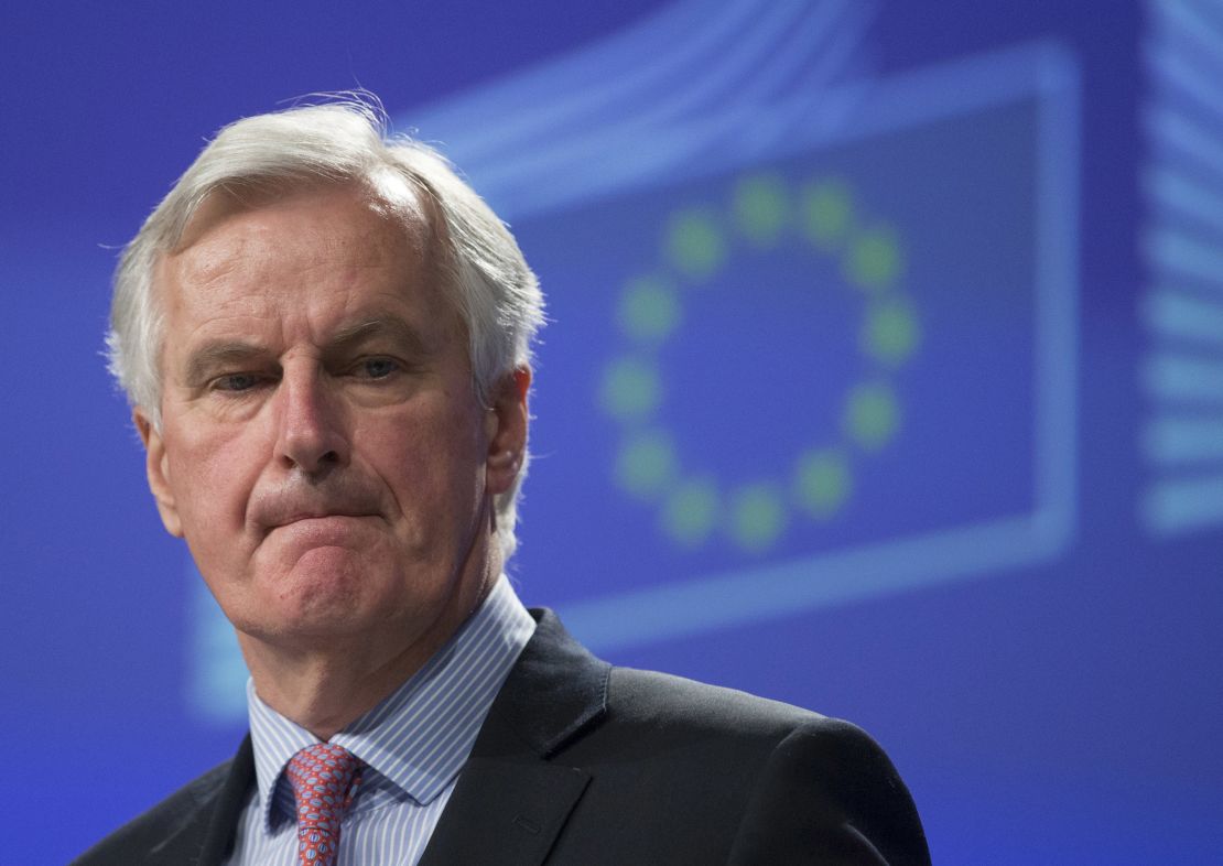 Michel Barnier: 'I can't negotiate with myself.'
