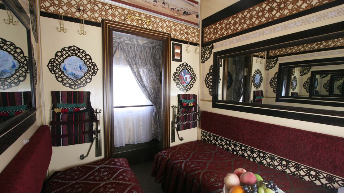 Luxury train: Traversing the Silk Road in style.