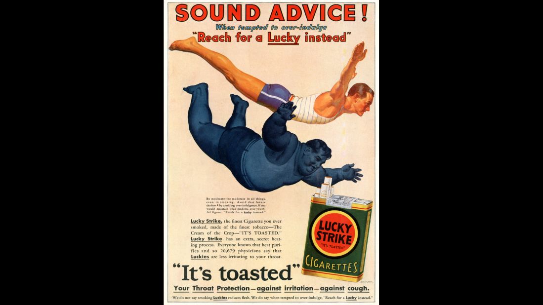 Lucky Strike Cigarette - Physician It's Toasted - 1930's - Advertising  Poster