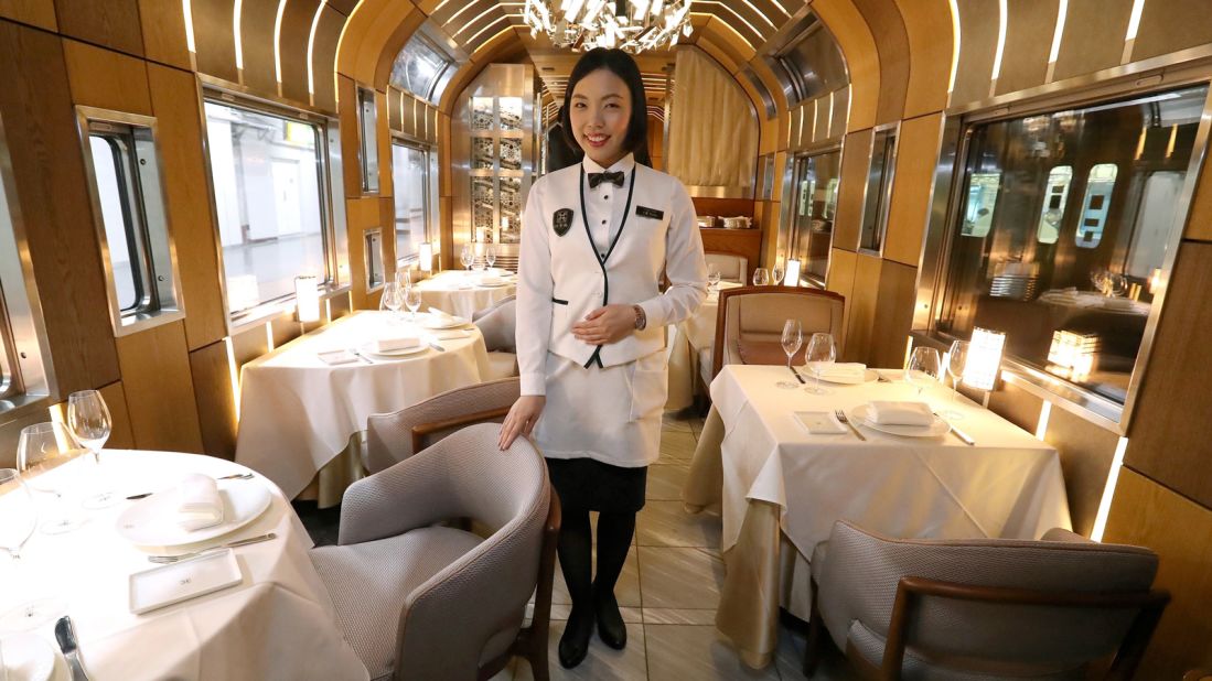 <strong>Japan's new luxury train: </strong>Train Suite Shiki-shima, a luxury new sleeper train operated by East Japan Railway (JR East), launched Monday. Although ticket prices start at 500,000 yen ($4,451) for a double-occupancy suite, the service is already sold out until March 2018. 