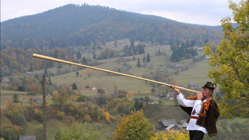 <strong>The Carpathian mountains:</strong> The Transcarpathian village of Lazeshyna (pictured here), famous for its Hutsuls ethno-culture, is one of the places to visit in the area. Uzhhorod is the vibrant hub of the Zakarpattia region and the gateway to the mountains. 