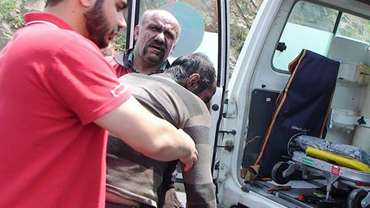 The aftermath of mine explosion in Golestan Province, Iran, on May 3.