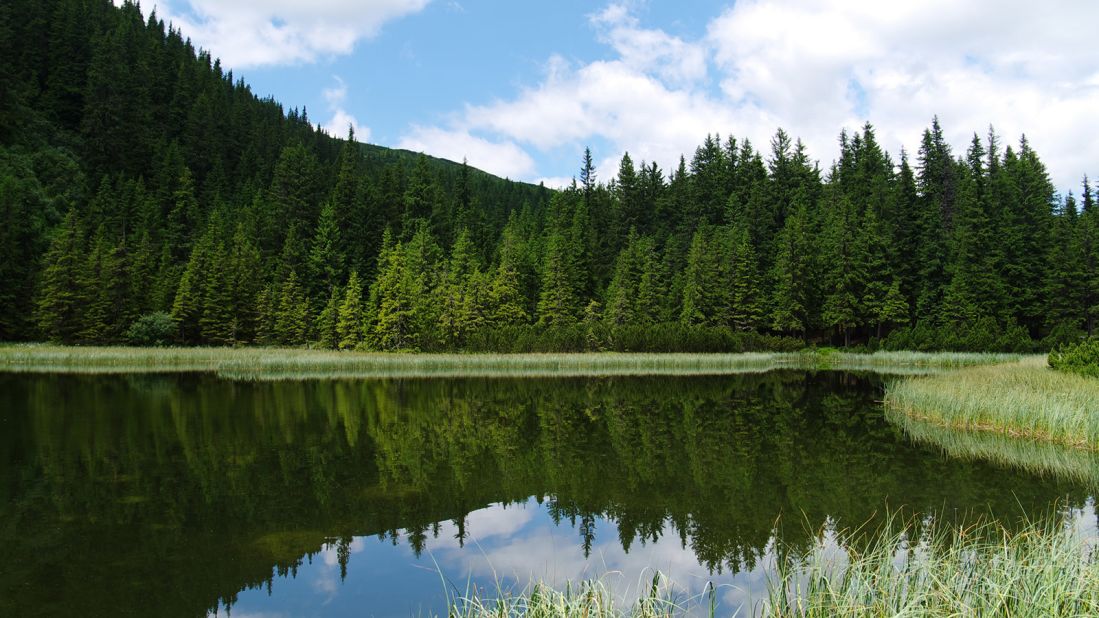 <strong>Lake Maricheika: </strong>This picturesque little lake deep in the Carpathian mountains is one of the region's tourist hotspots. Photo: Heckbr/Flickr.