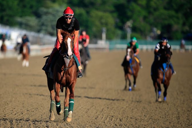 California Chrome won the Kentucky Derby in 2014 and came close to winning the Triple Crown but fell short at Belmont. 