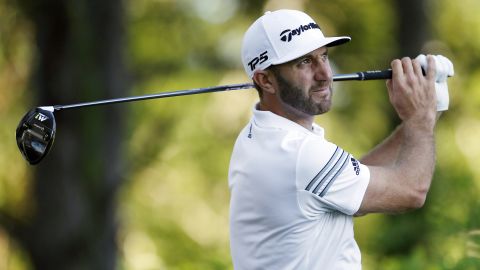 Dustin Johnson returns to golf at the Wells Fargo Championship in North Carolina.