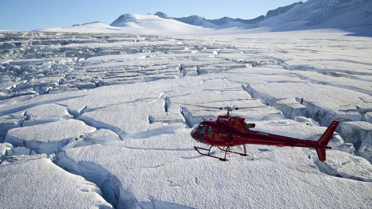With Blackcomb you can land on a 12,000-year-old glacier.