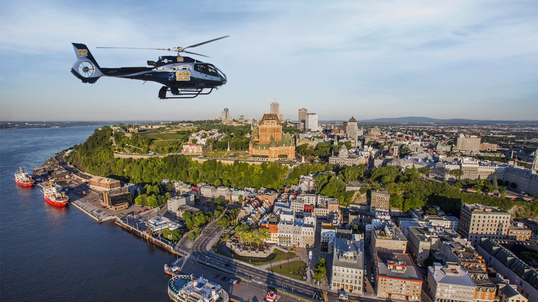 <strong>GoHelico: </strong><a href="http://gohelico.com/en/" target="_blank" target="_blank">GoHelico</a> is based at Québec City Jean Lesage International Airport (YQB), and provides tours over the 400-year-old UNESCO World Heritage city and region.