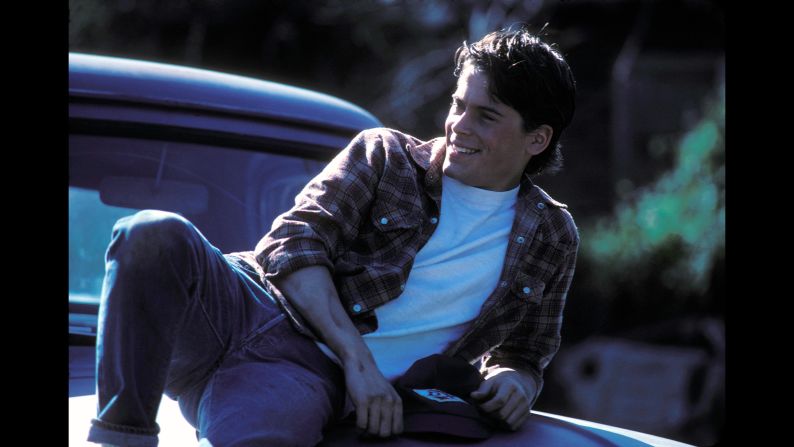 Lowe played Sodapop Curtis in "The Outsiders," an adaptation of S.E. Hinton's classic novel. He was just 19 when the film was released. "No one really had heard of any of these young actors," said David Burnett, who was a special photographer on set. "It was really the beginning of everybody's career."