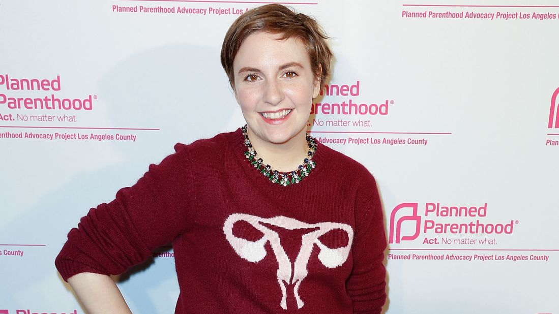 Creator of the HBO series "Girls," Lena Dunham has been an outspoken voice for women's and LGBT issues. When she was hospitalized with complications of endometriosis, she took to social media to promote Planned Parenthood and LGBT clinics that supply care for those who may otherwise not have access to it. 