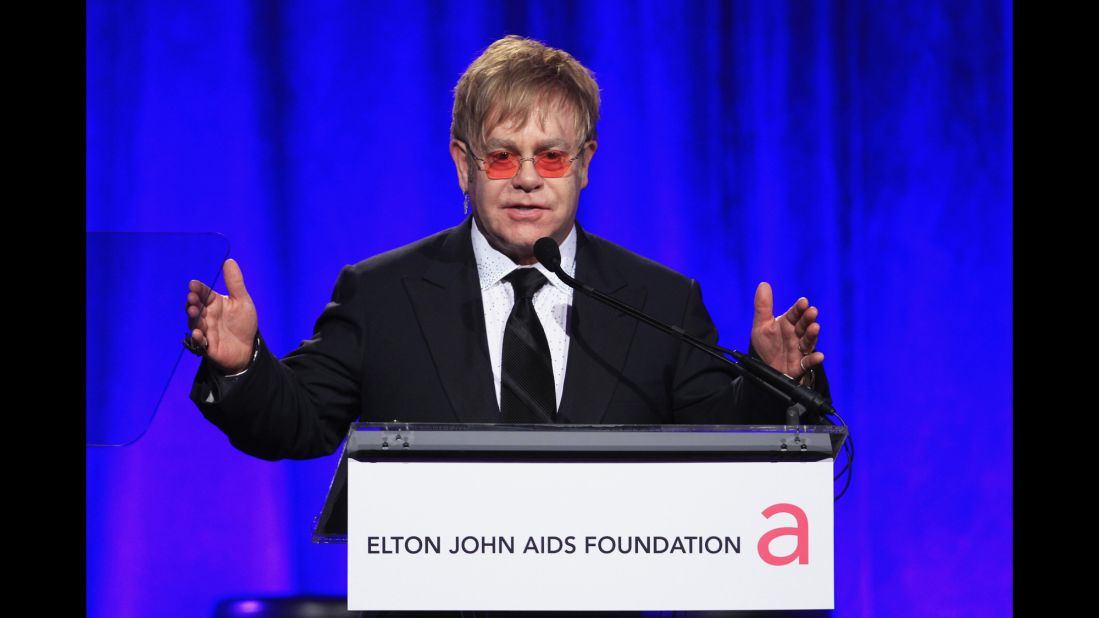 Musician Elton John has said he "took chances with unprotected sex" in the 1980s and is lucky to have avoided the AIDS epidemic. He founded the Elton John AIDS Foundation in 1992 to raise awareness and funds for HIV/AIDS treatment and prevention. The star began hosting his annual Academy Awards party in 1993, which has become one of the highest-profile Oscar parties in the film industry, and has used the gathering to raise over $200 million for the organization.