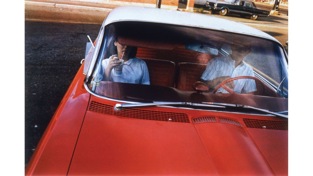 "The car has often been a subject in the work of <a href="http://www.egglestontrust.com/" target="_blank" target="_blank">William Eggleston</a>. Perhaps this has something to do with what he calls his 'democratic' approach to photography and his fascination for everyday subjects. In our exhibition, we have selected a series of photographs from his 'Los Alamos' series. He took these pictures on various road trips he made throughout the southern states between 1965 and 1973 with the curator and museum director Walter Hopps. They passed through Memphis, New Orleans, Los Alamos and Santa Monica." 