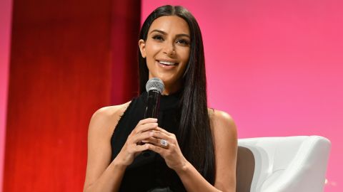 NEW YORK, NY - SEPTEMBER 27: (EXCLUSIVE ACCESS, SPECIAL RATES APPLY) Kim Kardashian-West speaks at The Girls' Lounge dinner, giving visibility to women at Advertising Week 2016, at Pier 60 on September 27, 2016 in New York City. (Photo by Slaven Vlasic/Getty Images for The Girls' Lounge)