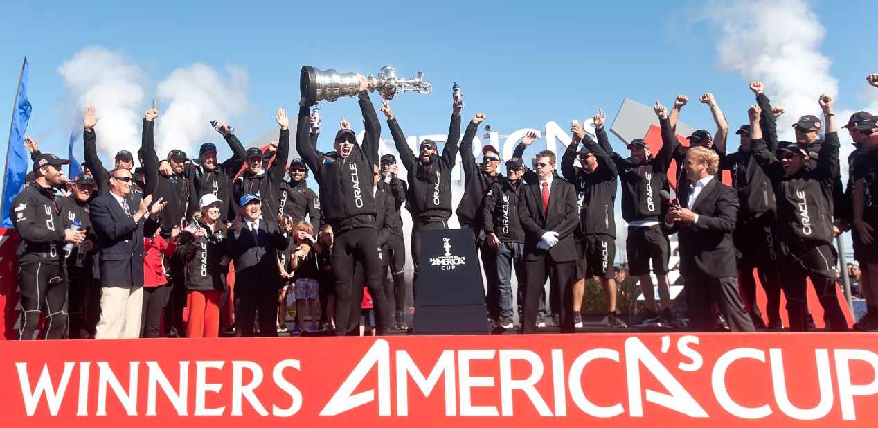 Skippering Oracle Team USA in the 34th America's Cup, Spithill and his crew were 8-1 down to Emirates Team New Zealand after nine races and staring down the barrel of defeat. 