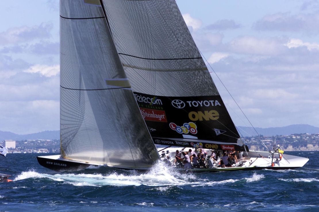 Team New Zealand beat Italy's Prada 5-0 in the 2000 America's Cup in Auckland.