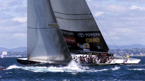 Team New Zealand beat Italy's Prada 5-0 in the 2000 America's Cup in Auckland.