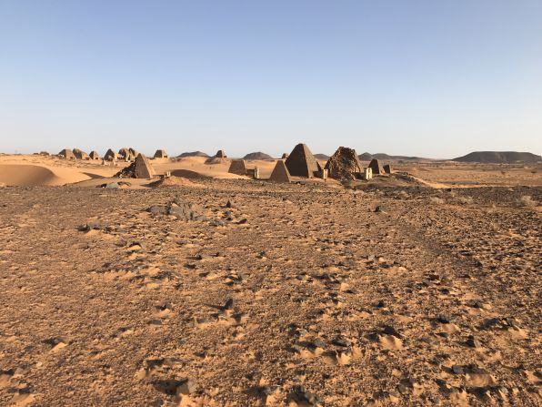 Meroe is an ancient city that was the capital of the Kingdom of Kush for several centuries. The pyramids here house the remains of the deceased Kushite rulers. 