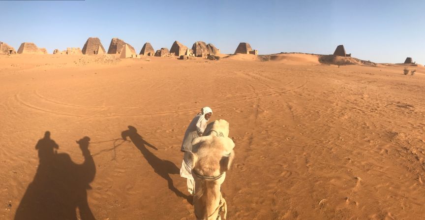 Tourists wishing to see the pyramids must travel in a jeep and then by camel or on foot to access the remote sites. 