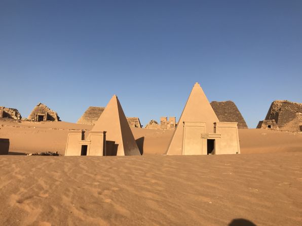 These pyramids date back to the Kingdom of Kush, a major power between the 8th century B.C. and the 4th century A.D.  