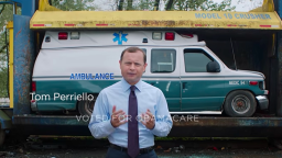 A screenshot from an ad for Tom Perriello's Virginia governor's campaign