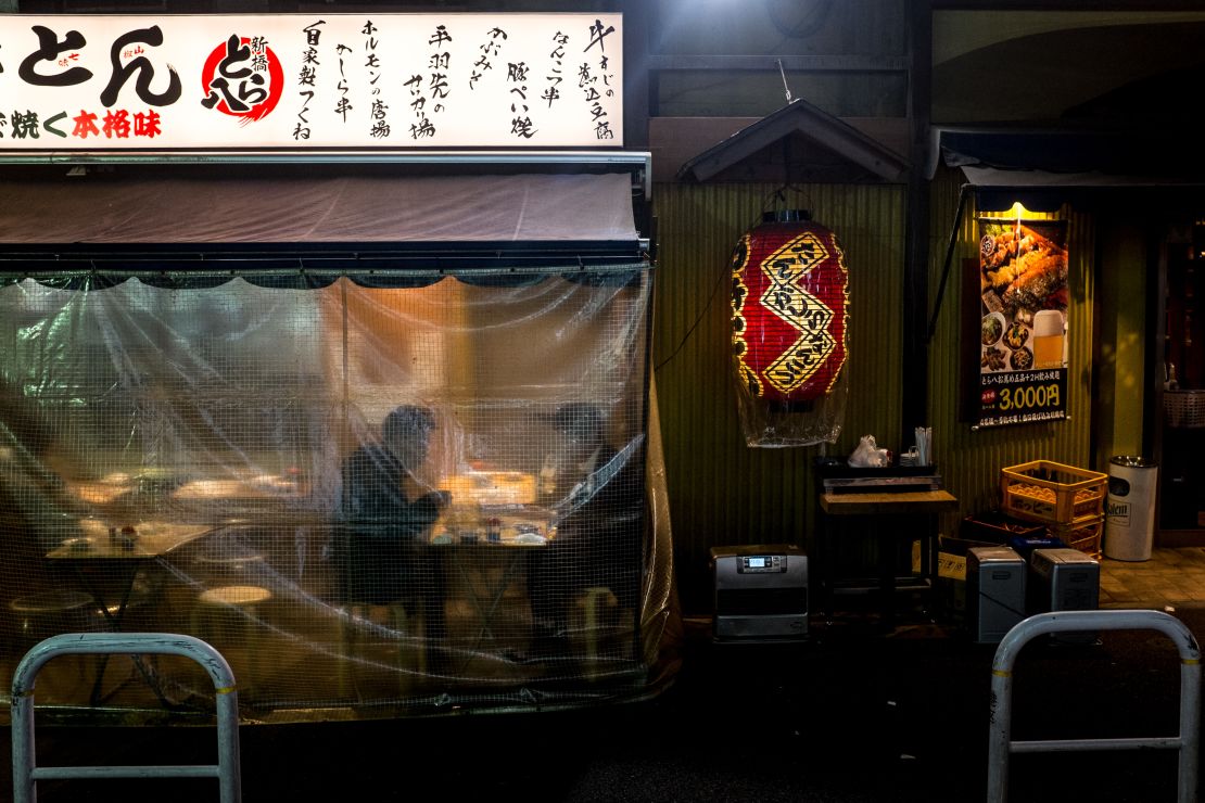 Shimbashi station is full of izakaya.