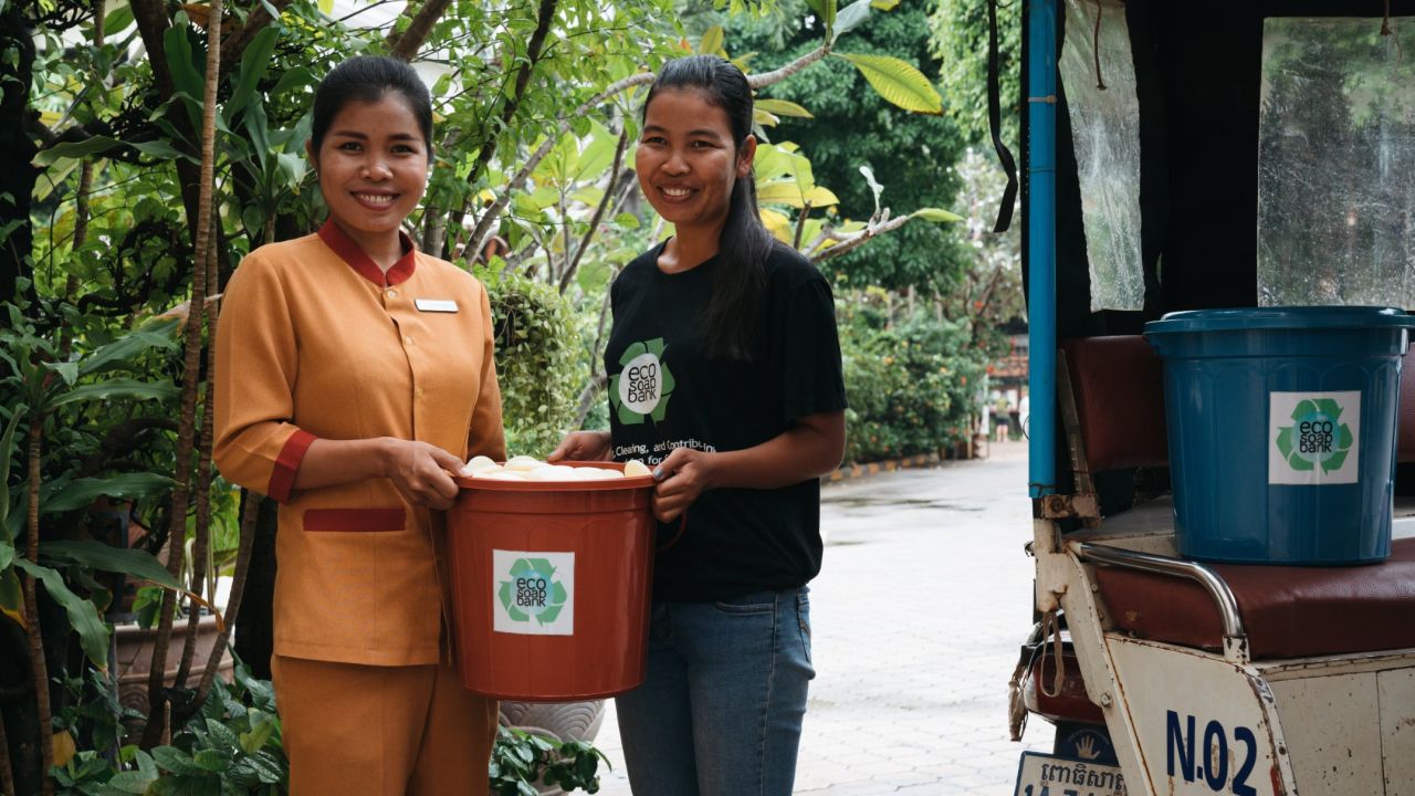 From hotel soap to Eco-Soap in Cambodia