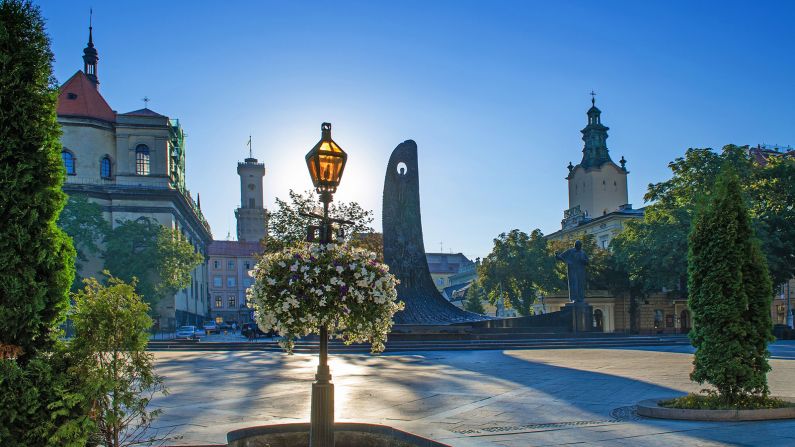 <strong>Lviv: </strong>Lviv's striking architecture survived largely unscathed despite Soviet and German occupation during World War II. 