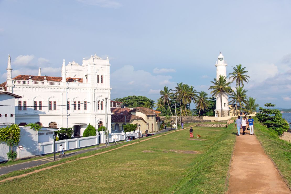 Galle Fort is home to seaside views and boutique hotels. 