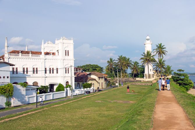 <strong>First stop, Galle:</strong> International flights land at Bandaranaike International Airport near Colombo. From there, it's a two-hour drive south to the Galle Fort, a vestige of the country's colonial days. 