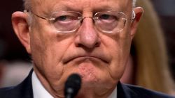 Director of National Intelligence James Clapper testifies before the Senate Armed Services Committee on Capitol Hill in Washington, DC, January 5, 2017. 