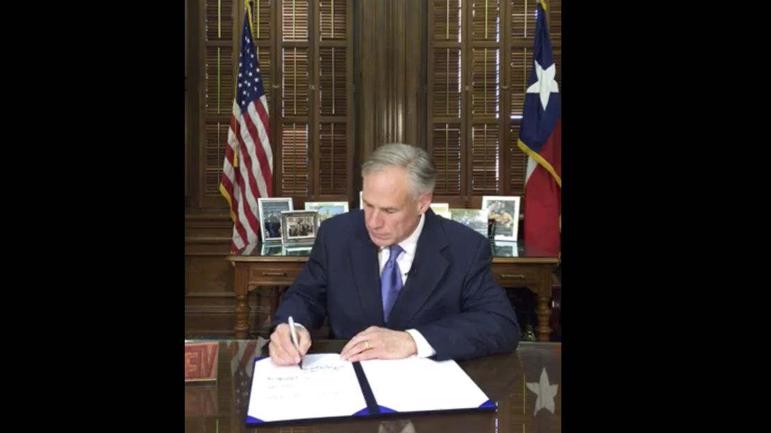 Texas Gov. Greg Abbott signs legislation banning sanctuary cities earlier this week.