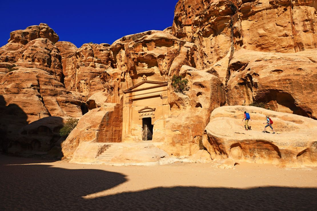 The route passes through historical sites such as Little Petra and the much-celebrated rock-hewn Petra itself. 