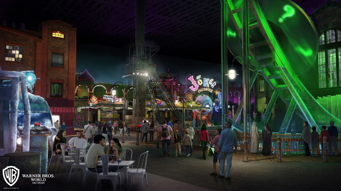 <strong>Warner Bros. World (Abu Dhabi): </strong>One of two new prestige properties planned for Abu Dhabi's Yas Island -- SeaWorld is the other one -- this indoor park's rides and attractions are likely to draw inspiration from DC Comics (like Gotham City in this rendering) and Looney Tunes cartoons, among others. 
