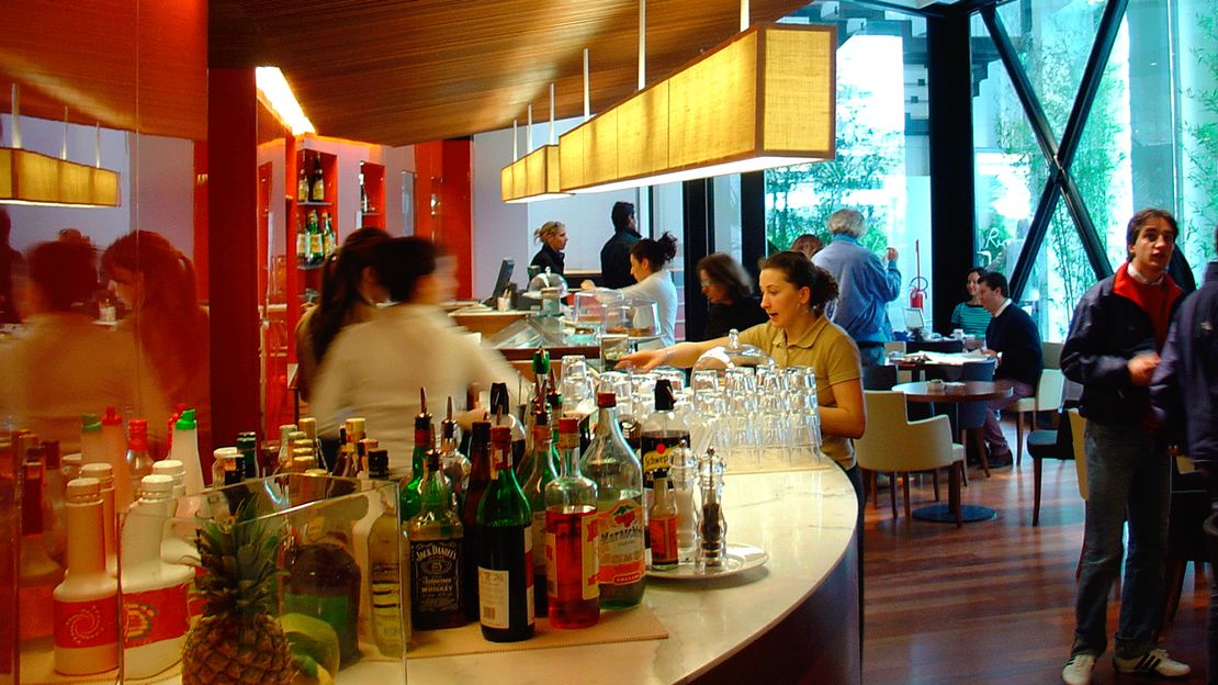 Recafe is a popular spot to stop and refuel after shopping.