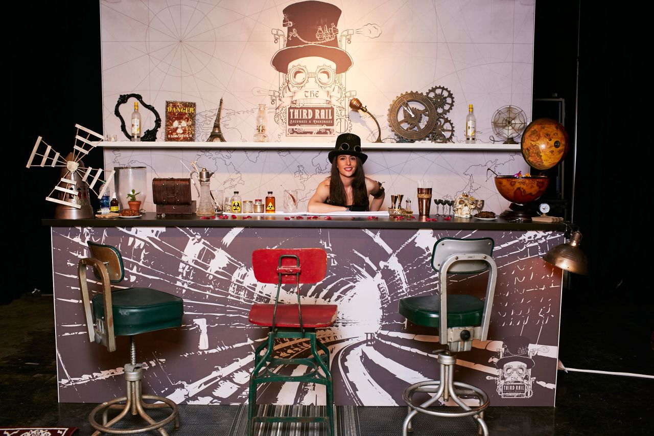 Jennifer Le Nechet created a steampunk-themed bar as part of the World Class competition.