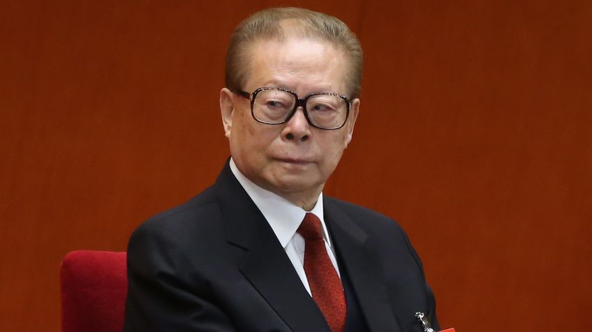 BEIJING, CHINA - NOVEMBER 08: Former Chinese President Jiang Zemin attends the opening session of the 18th Communist Party Congress at the Great Hall of the People on November 8, 2012 in Beijing, China.  The Communist Party Congress will meet Nov. 8-14 and determine the party's next leaders.  (Photo by Feng Li/Getty Images)