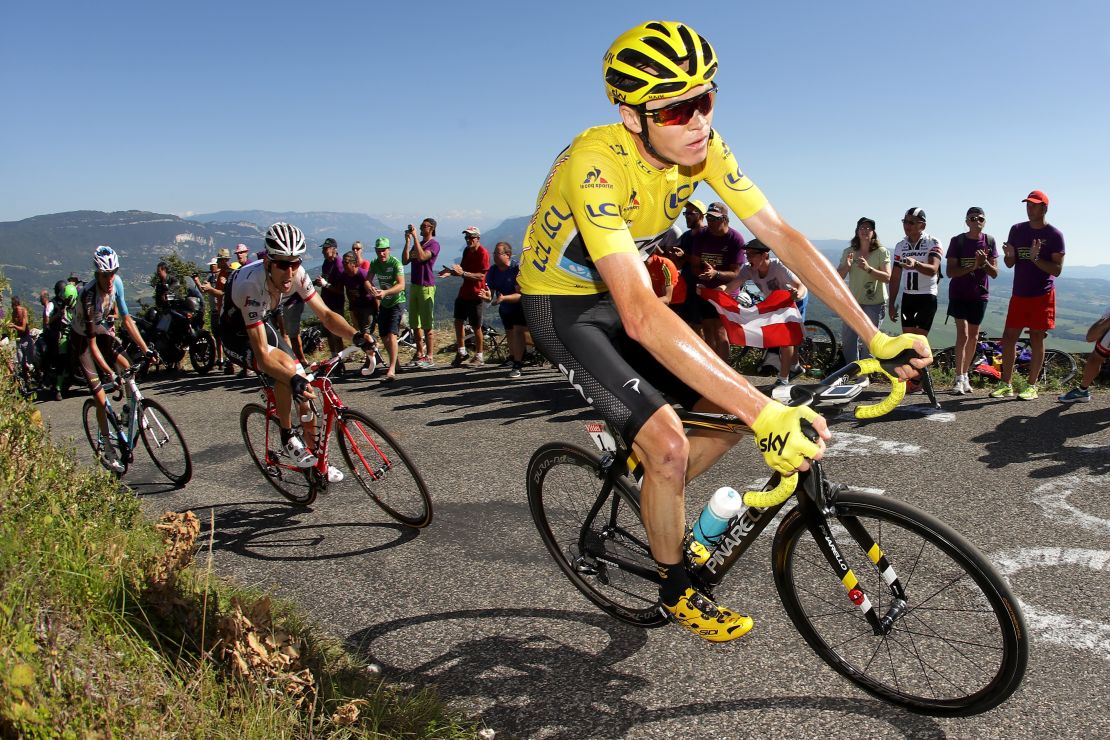 Chris Froome is a four-time winner of the prestigious Tour de France.